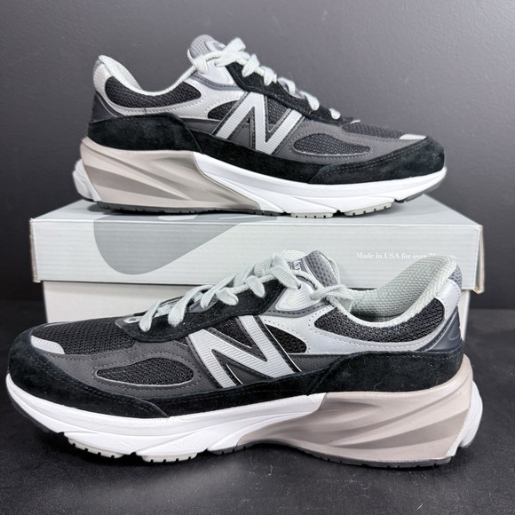 NEW BALANCE 990v6 Shoes Men's Size 11 Black White Running Sneakers M990BK6 - Picture 5 of 15